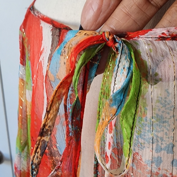 Vintage bebe see-thru blouse - Picture 3 of 12